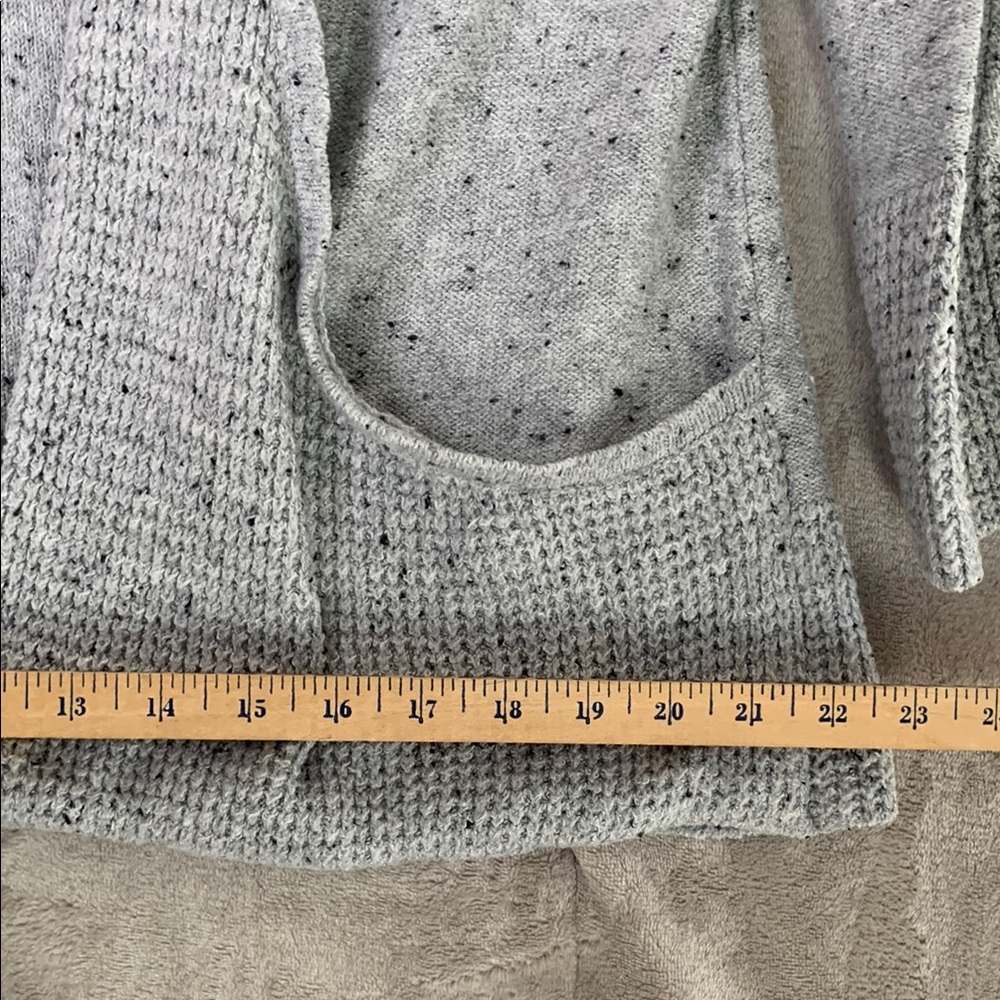 VERVE AMI | XL WOMENS | SHAWL SWEATER RELAXED FIT CARDIGAN in GRAY - Picture 7 of 14